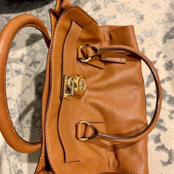 Michael Kors Hamilton Tote, Medium, Cognac - Picture 3 of 5